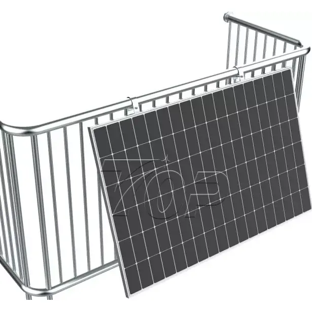 Aluminiowy system montażu solarnego na balkonie