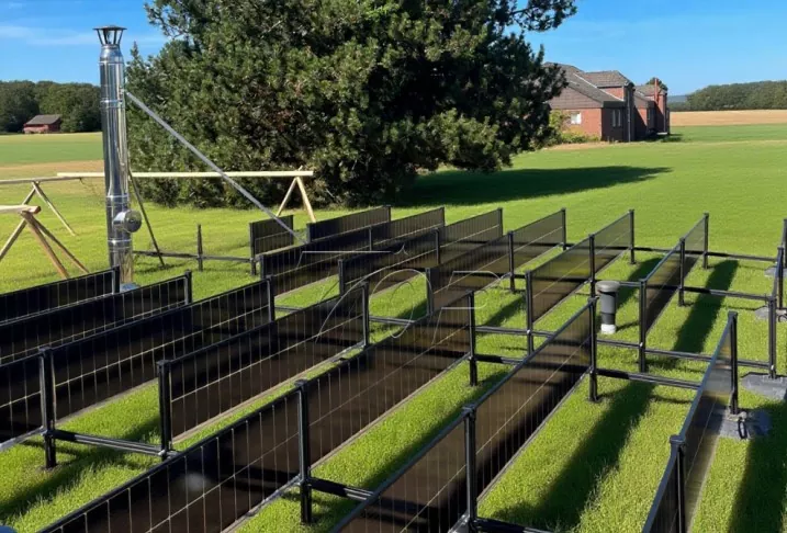 Bifacial Agri Panel Vertical Solar Bracket System