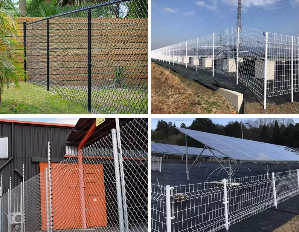 Solar Chain Link Fence