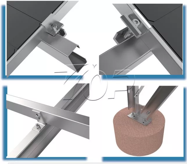 Solar Panel Ground Mount Rack